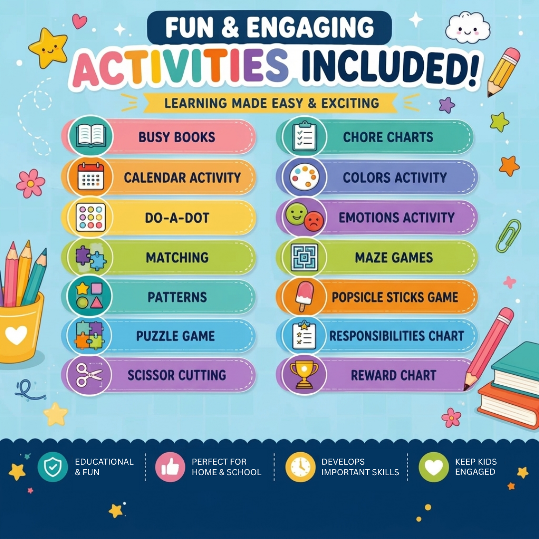 The Complete Kids Activity Bundle — 700+ Printable Worksheets