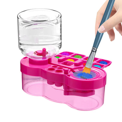 Kids Paint Brush Cleaner Station