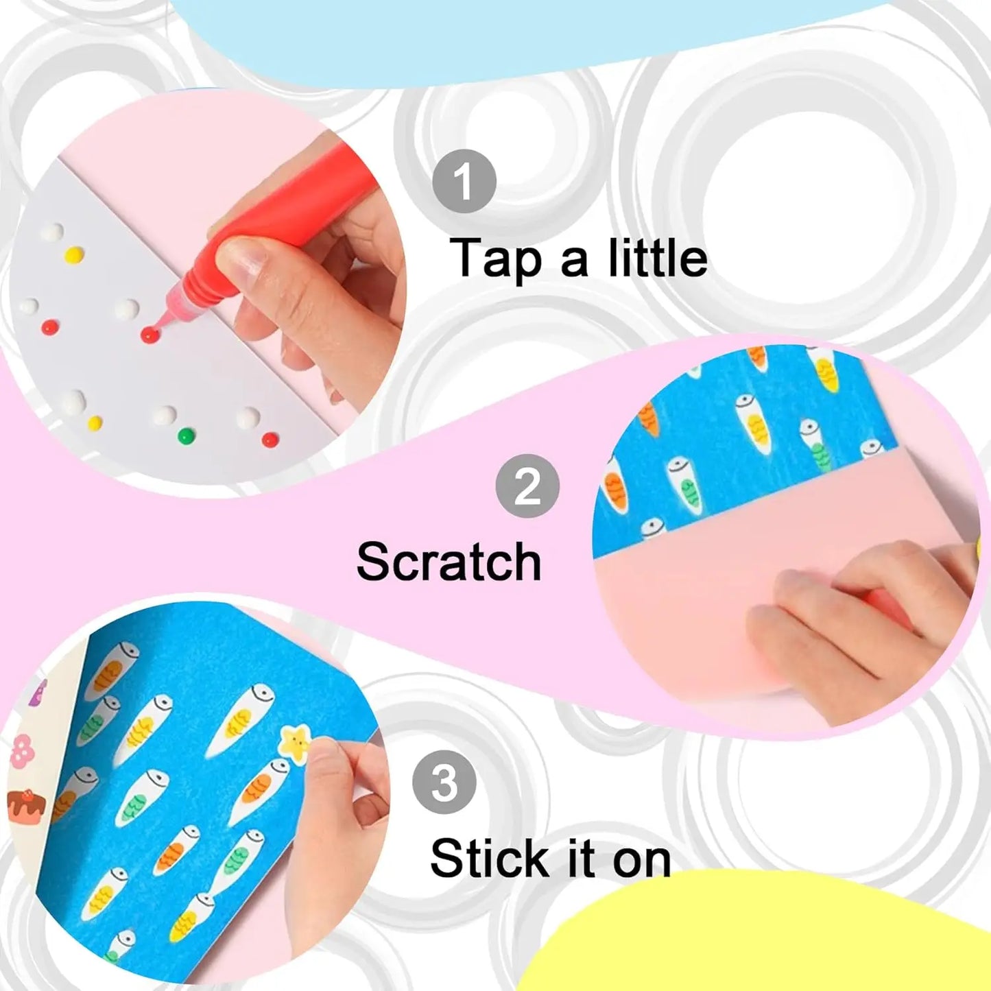 Rainbow Magic Scratch Art Set (20pcs)